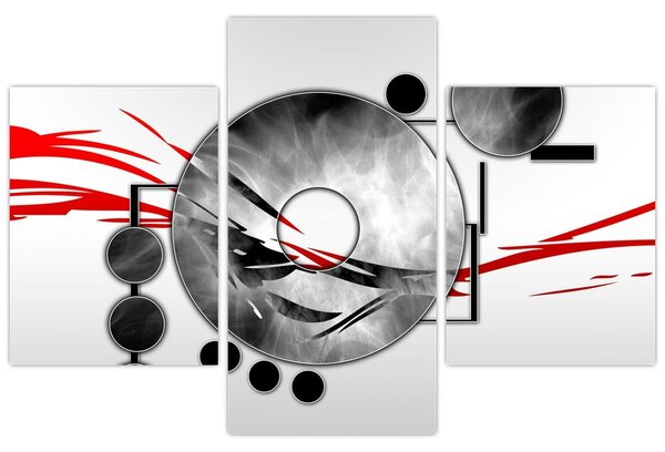 Absztrakt kép (90x60 cm)
