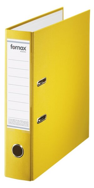 Fornax Master Iratrendező A4, 8cm, sárga (SA-403304)