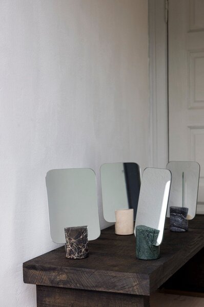 Kozmetikai tükör 18x30 cm Marble – Mette Ditmer Denmark