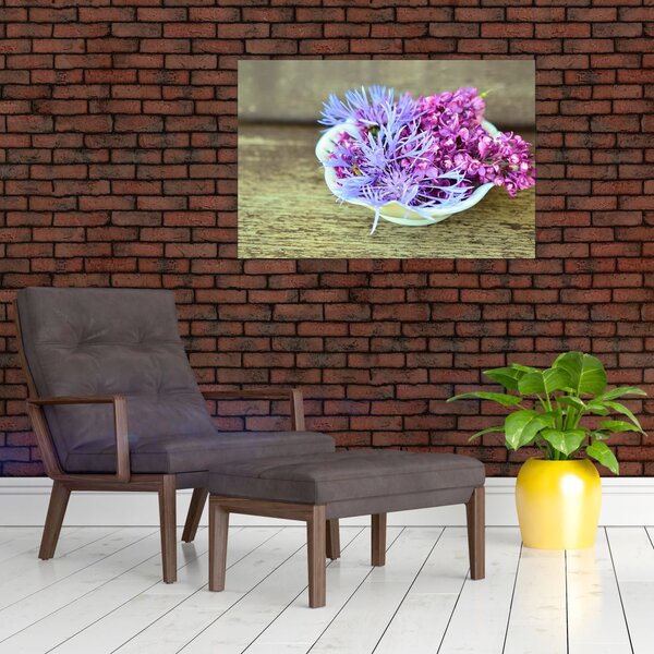 Kép a dekorációról levendulával (90x60 cm)
