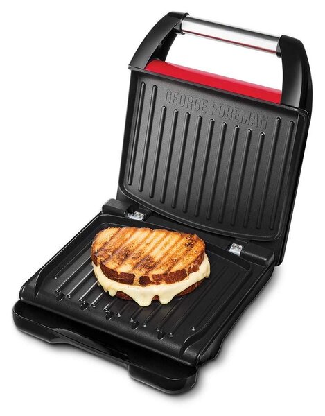 George Foreman 25030-56 Steel kompakt grill piros