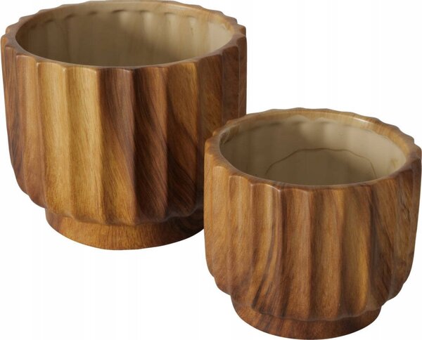 Boltze Ceramiczne osłonki na doniczki WILHELMY, Ø 12-16 cm
