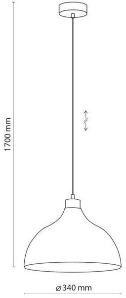 TK Lighting Cap Általános mennyezeti lámpa - Beépített Ledes Fényforrás , Bézs