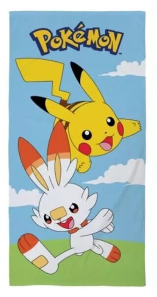Pokémon gyerek pamut Fürdőlepedő 70 x 140 cm