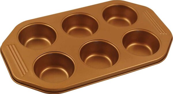 Klausberg KB-7375 Tapadásmentes Muffin Sütőforma 6 Darabos