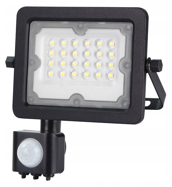 Naświetlacz LED GALAXI 20W 2200lm barwa naturalna 4000K IP65 czarny z czujnikiem LFL220S