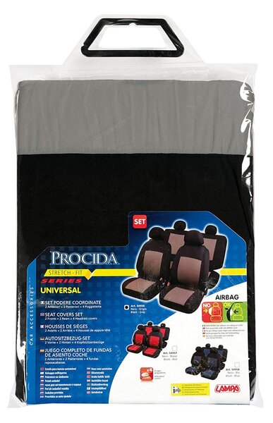 Lampa Procida üléshuzat szett fekete-szürke (54956)