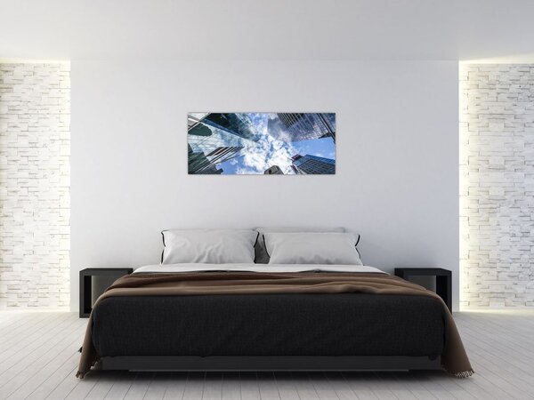 Felhőkarcolók képe (120x50 cm)