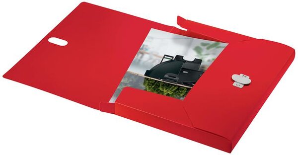 Leitz 46230025 iratrendező mappa 250 lapok Vörös Polipropilén (PP)