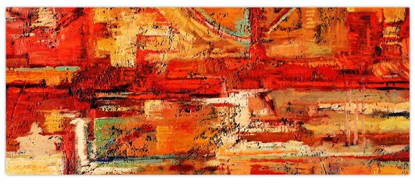 A falfestmény képe (120x50 cm)