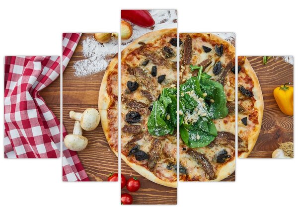 Pizza képe (150x105 cm)