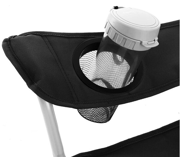 ROVER kempingszékek, 2 db-os szett, fekete SongmicsHome