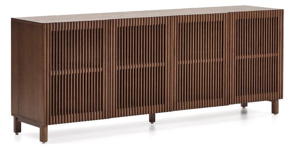 Sötétbarna komód diófa dekorral 181x71,5x42,5 cm Beyla – Kave Home