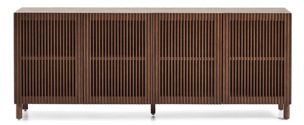 Sötétbarna komód diófa dekorral 181x71,5x42,5 cm Beyla – Kave Home