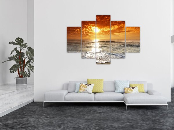 Naplemente Korzikán képe (150x105 cm)