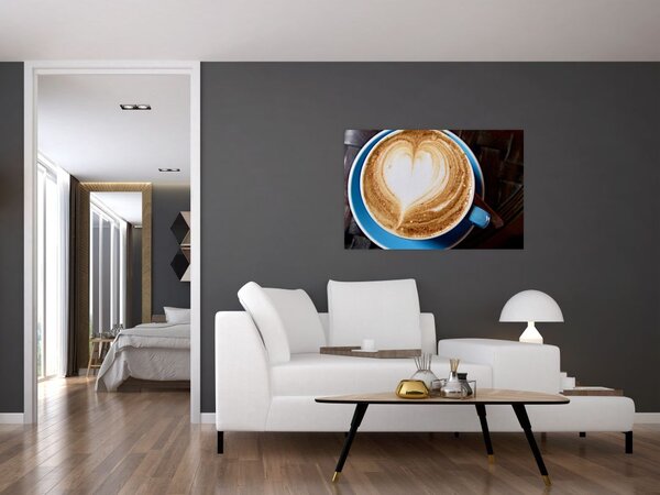 Kép - Latte Art (90x60 cm)