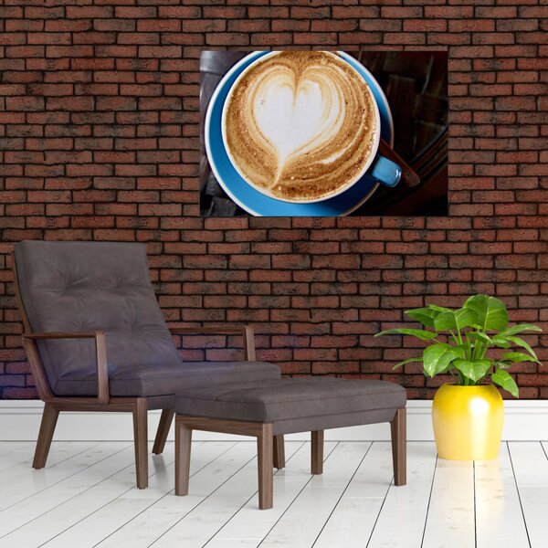 Kép - Latte Art (90x60 cm)
