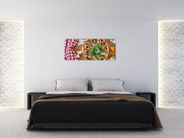 Pizza képe (120x50 cm)