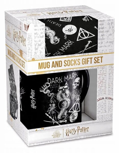 Harry Potter - Dark Arts - bögre + zokni - ajándék szett