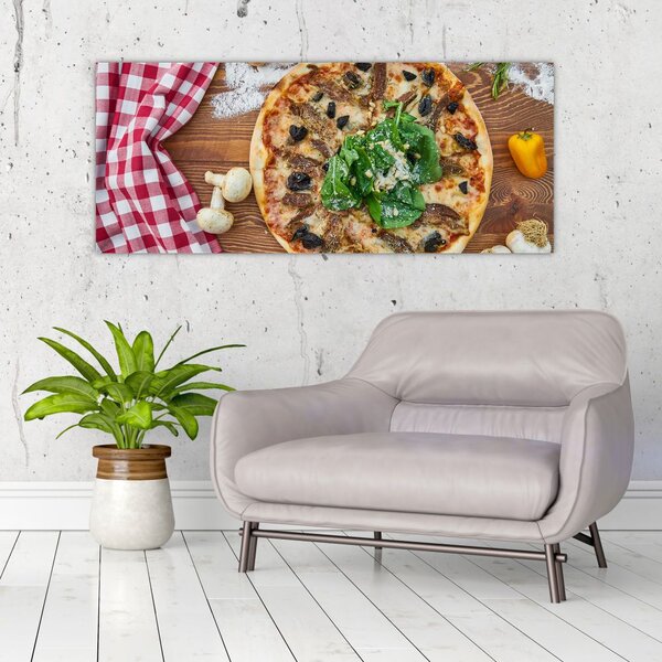 Pizza képe (120x50 cm)