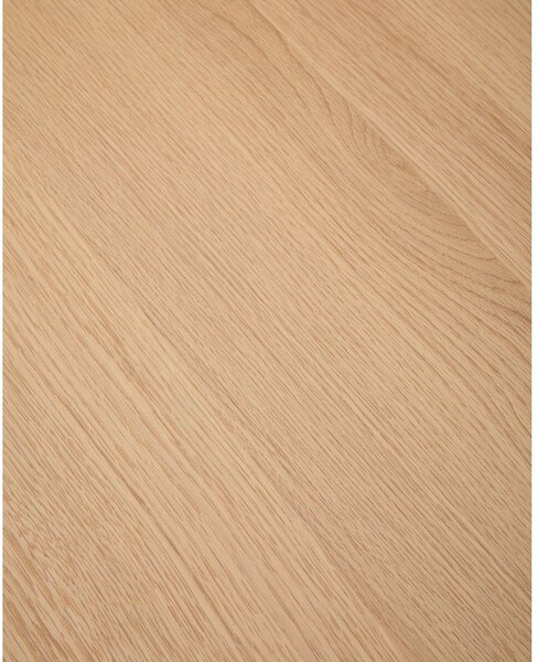 Étkezőasztal tölgyfa dekoros asztallappal 100x220 cm Idun – Kave Home