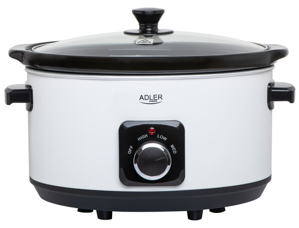 Adler AD 6413r 5.8L Elektromos főzőedény - Fehér/Fekete