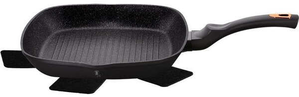 BerlingerHaus BH/1636N Black Rose Collection Grill Serpenyő - 28 cm, Matt Fekete