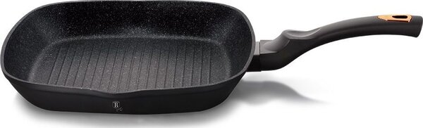 BerlingerHaus BH/1636N Black Rose Collection Grill Serpenyő - 28 cm, Matt Fekete