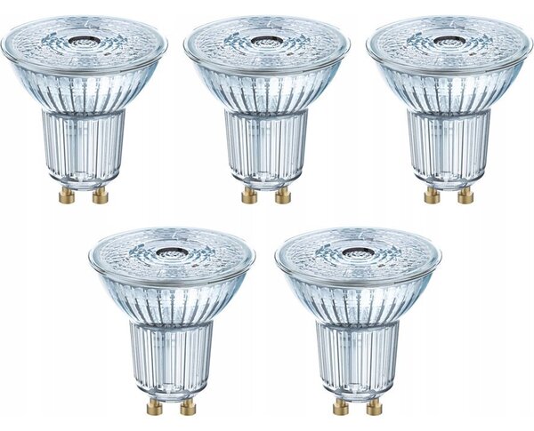 Ledvance 5x Żarówka LED Osram 2,6W (35W) GU10 PAR16 36D 230lm 4000K neutralna 230V reflektor 36 stopni 4058075157965