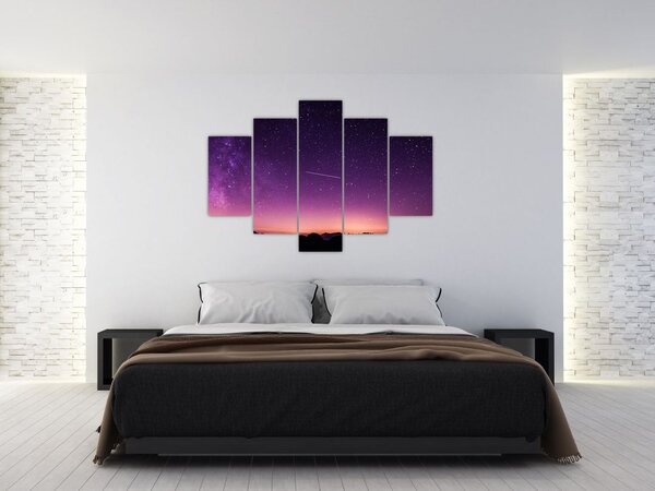 Ég képe hullócsillagokkal (150x105 cm)