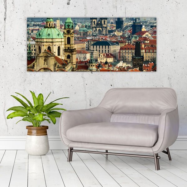 Kép - Prágai panoráma (120x50 cm)