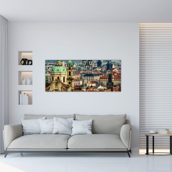 Kép - Prágai panoráma (120x50 cm)