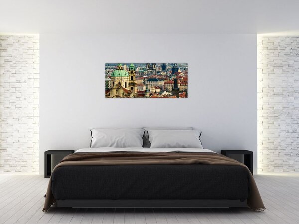 Kép - Prágai panoráma (120x50 cm)