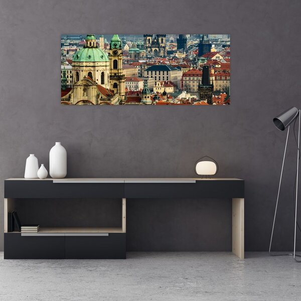 Kép - Prágai panoráma (120x50 cm)