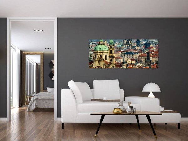 Kép - Prágai panoráma (120x50 cm)