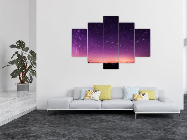 Ég képe hullócsillagokkal (150x105 cm)