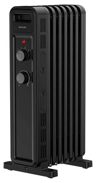 Sencor SOH 3507BK Elektromos Olajradiátor 7 tagos 1500W - Fekete