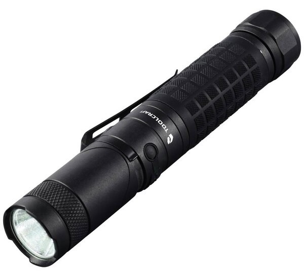 TOOLCRAFT Kézilámpa Akkuról üzemeltetett LED Mágneses tartóval, Állítható, Övcsíptetővel, Nagy hatótáv 3000 lm 4 óra 238 g (TO-9469533)