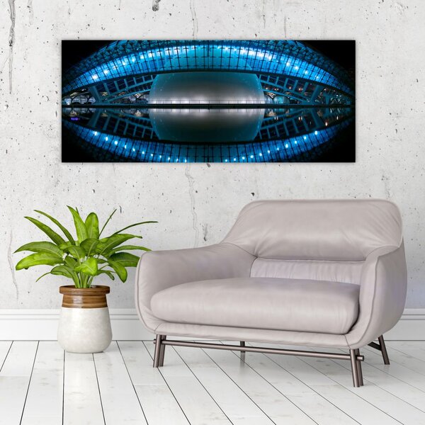 Egy kép a futballstadionról (120x50 cm)