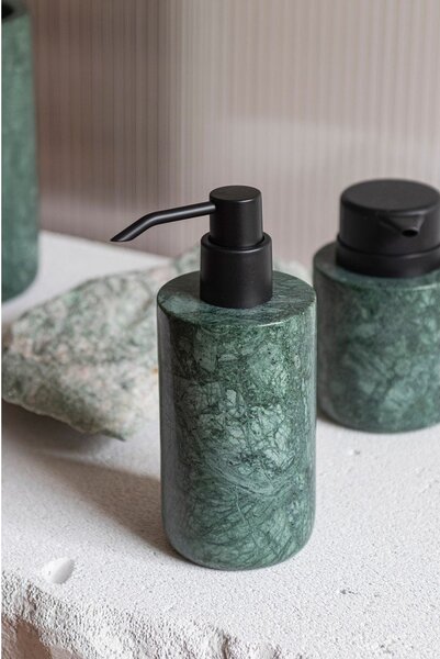 Sötétzöld márvány szappanadagoló 200 ml Marble – Mette Ditmer Denmark