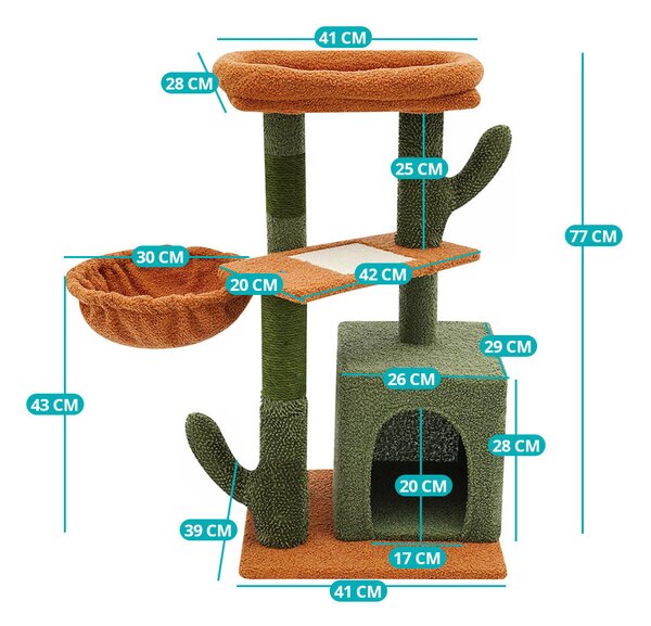 Timeless Pet Macska mászóka, kaktusz (HOP1001860)