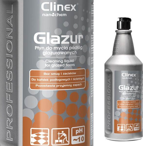 CLINEX Glazur 1L tekočina za čiščenje tal, ploščic, kamna