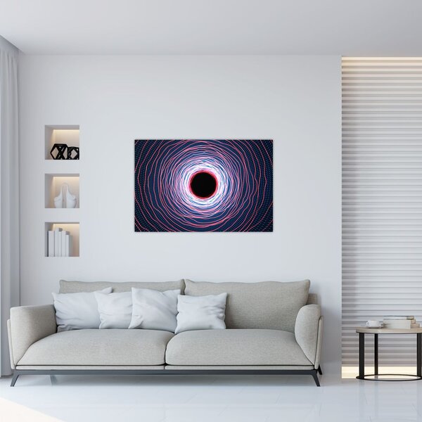 A kör absztrakció képe (90x60 cm)