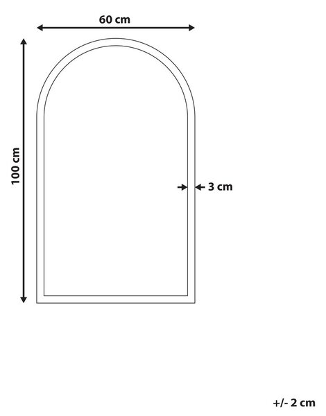 LED fürdőszobai tükör SUIN 60 cm 100 cm Zöld