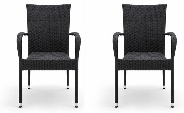 PARIS Kerti rattan szék szett - 2 db