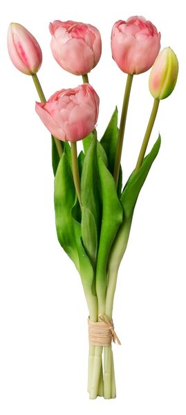 Tulipán múcsokor rózsaszínű , 39 cm