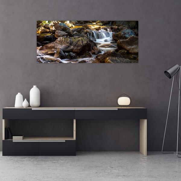 Köves patak képe (120x50 cm)