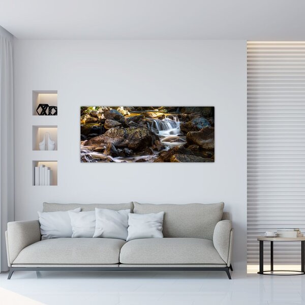 Köves patak képe (120x50 cm)