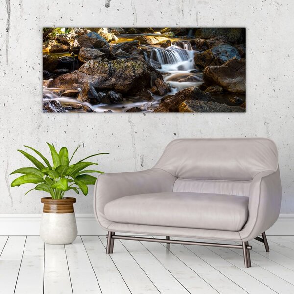 Köves patak képe (120x50 cm)