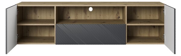 Asha fali TV-szekrény 167 cm - artisan /rivier stone matt